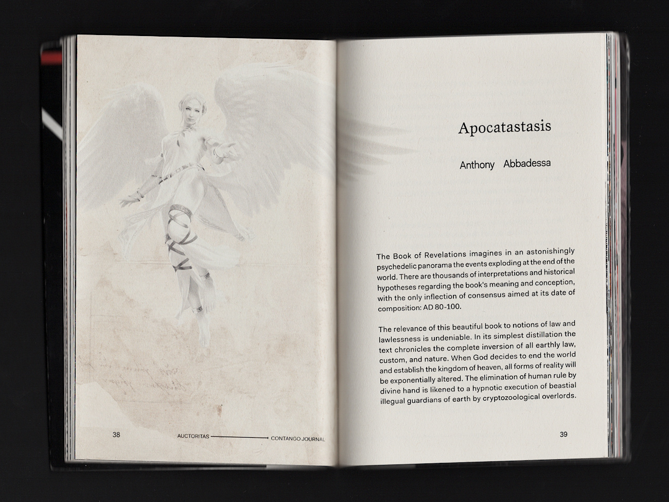 Contango Journal Issue 1 — Auctoritas interior