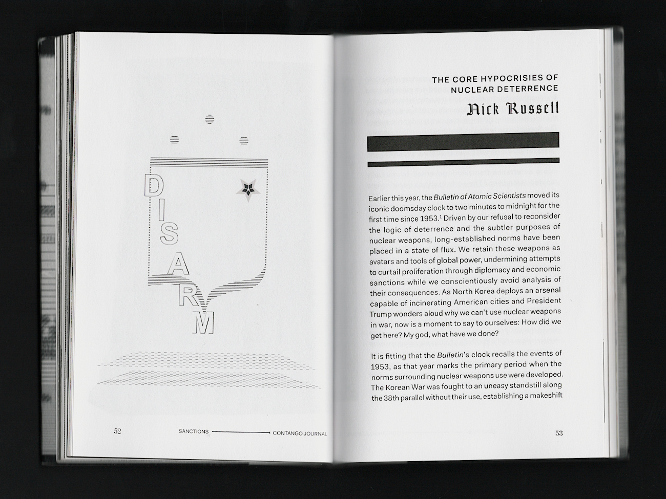 Contango Journal Issue 2 — Sanctions interior