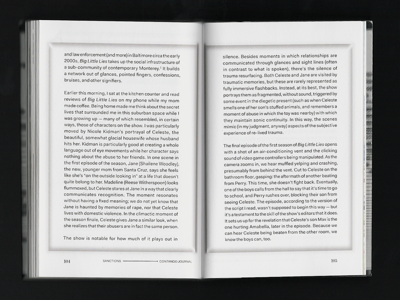 Contango Journal Issue 2 — Sanctions interior